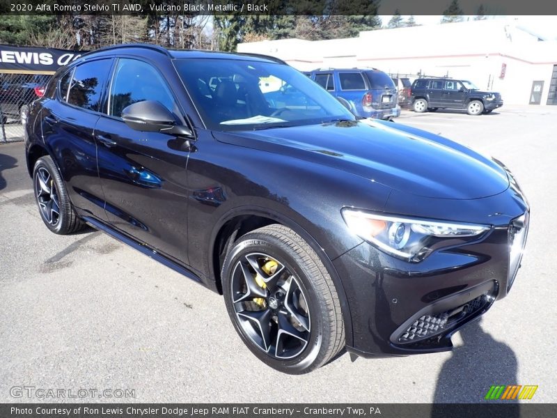 Vulcano Black Metallic / Black 2020 Alfa Romeo Stelvio TI AWD