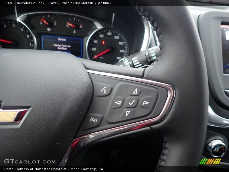 Pacific Blue Metallic / Jet Black 2020 Chevrolet Equinox LT AWD