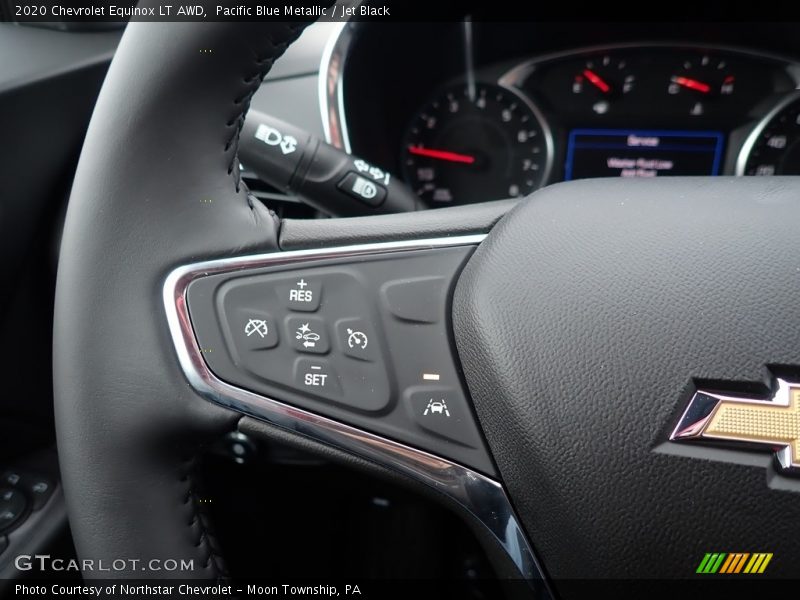 Pacific Blue Metallic / Jet Black 2020 Chevrolet Equinox LT AWD