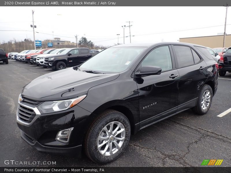 Mosaic Black Metallic / Ash Gray 2020 Chevrolet Equinox LS AWD