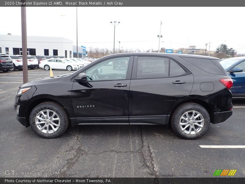 Mosaic Black Metallic / Ash Gray 2020 Chevrolet Equinox LS AWD