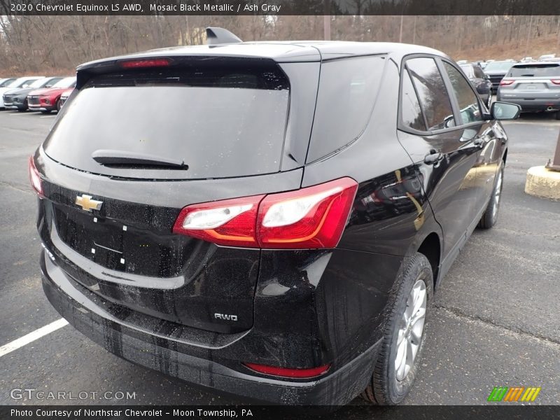 Mosaic Black Metallic / Ash Gray 2020 Chevrolet Equinox LS AWD