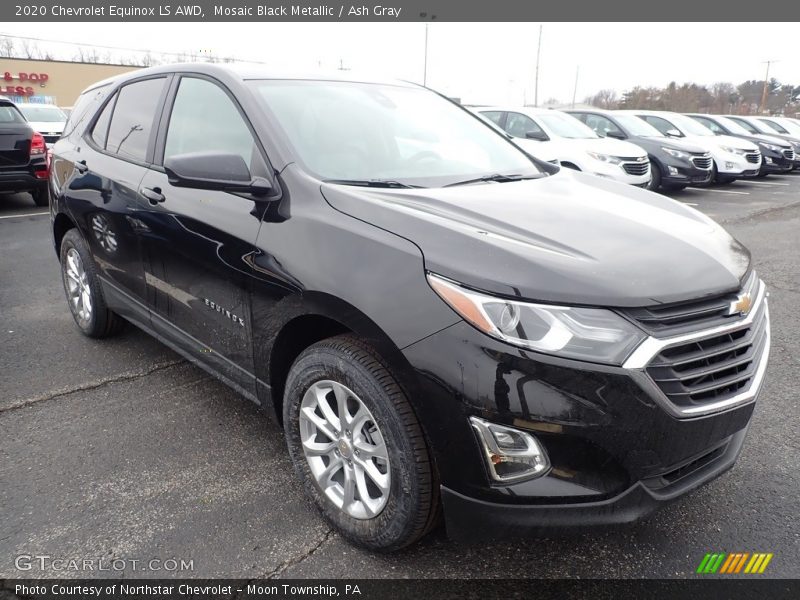 Mosaic Black Metallic / Ash Gray 2020 Chevrolet Equinox LS AWD