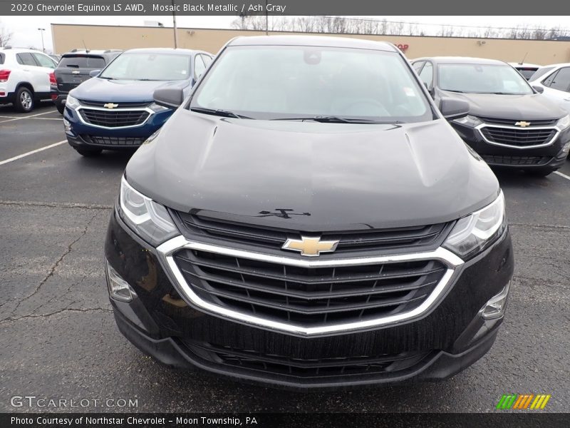 Mosaic Black Metallic / Ash Gray 2020 Chevrolet Equinox LS AWD