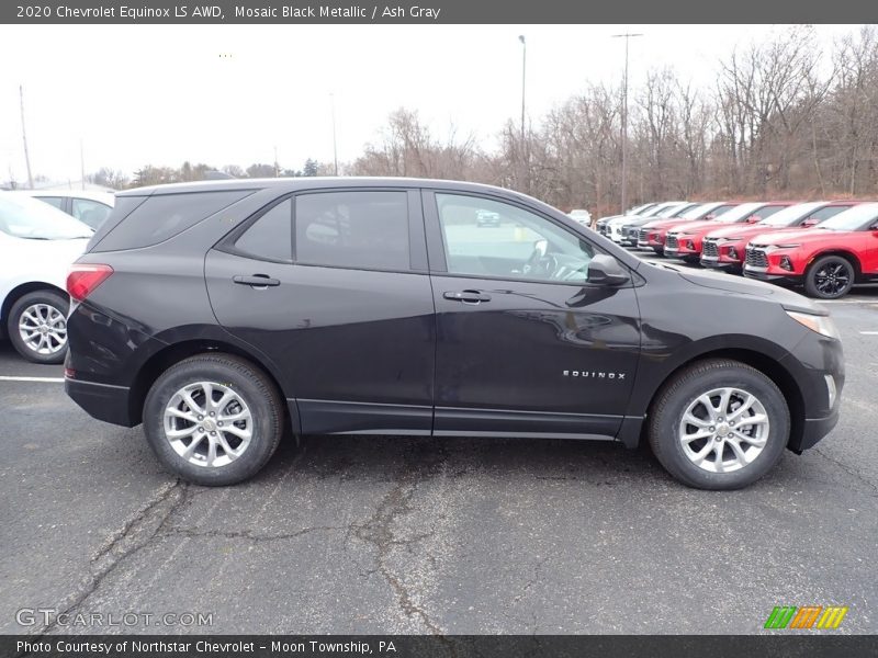 Mosaic Black Metallic / Ash Gray 2020 Chevrolet Equinox LS AWD