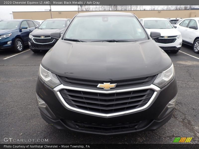 Mosaic Black Metallic / Ash Gray 2020 Chevrolet Equinox LS AWD