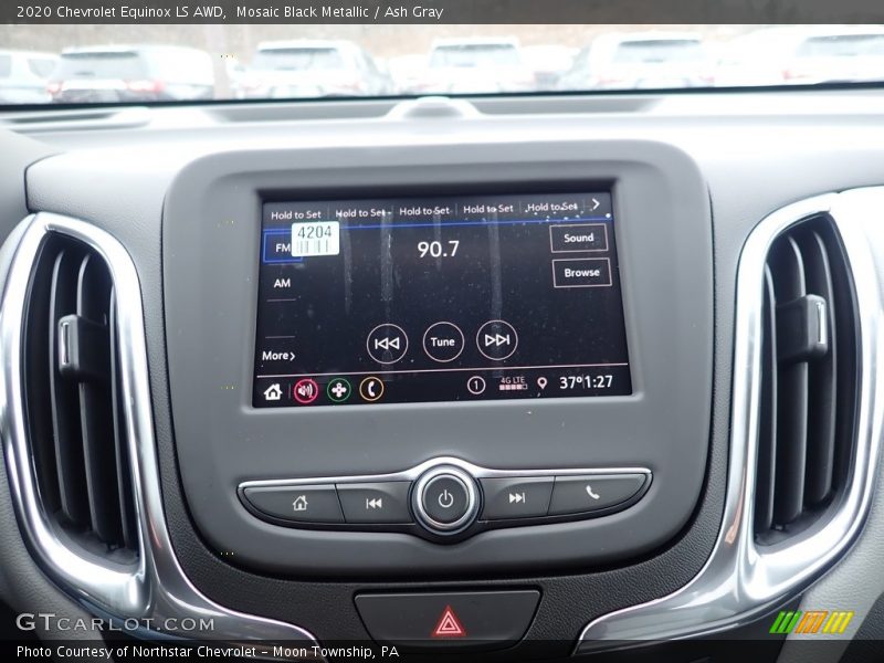 Mosaic Black Metallic / Ash Gray 2020 Chevrolet Equinox LS AWD
