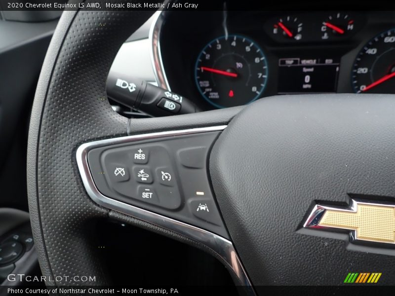Mosaic Black Metallic / Ash Gray 2020 Chevrolet Equinox LS AWD
