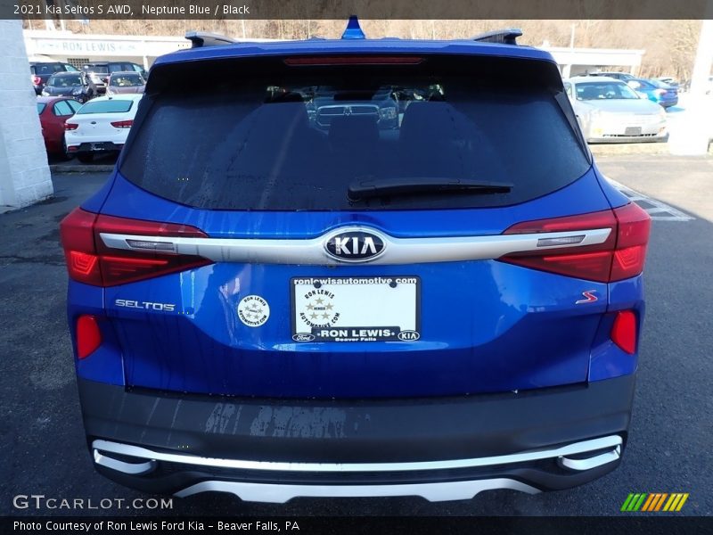 Neptune Blue / Black 2021 Kia Seltos S AWD
