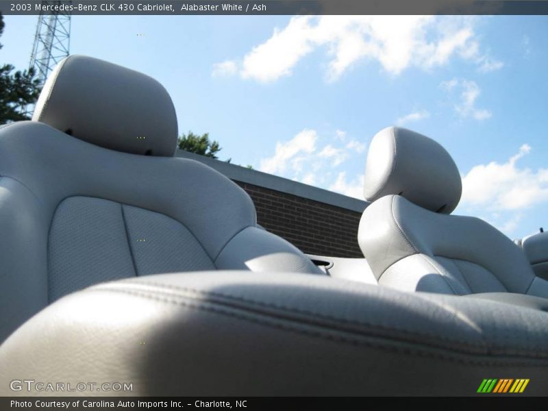 Alabaster White / Ash 2003 Mercedes-Benz CLK 430 Cabriolet