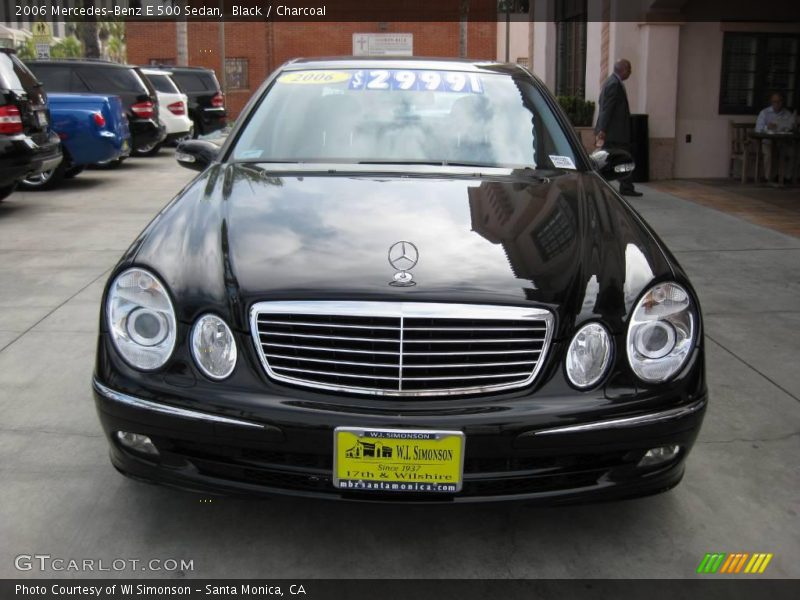 Black / Charcoal 2006 Mercedes-Benz E 500 Sedan