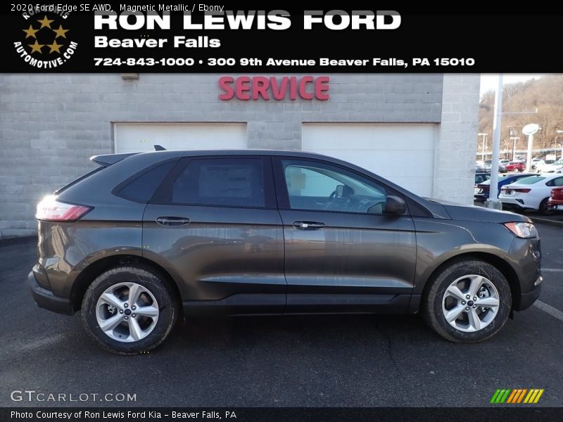 Magnetic Metallic / Ebony 2020 Ford Edge SE AWD