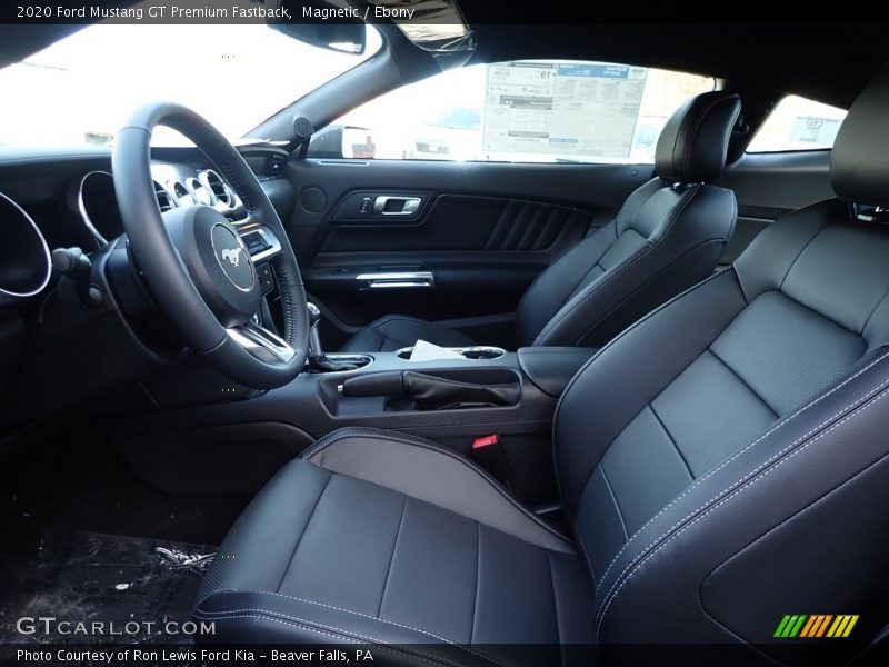 Front Seat of 2020 Mustang GT Premium Fastback