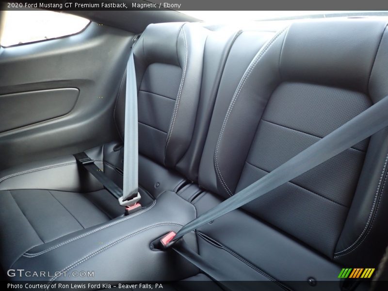 Rear Seat of 2020 Mustang GT Premium Fastback