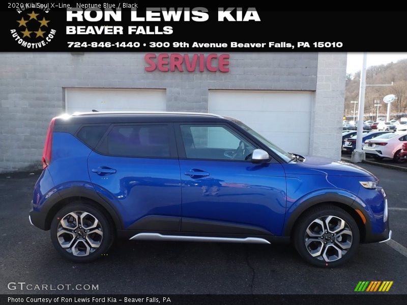 Neptune Blue / Black 2020 Kia Soul X-Line