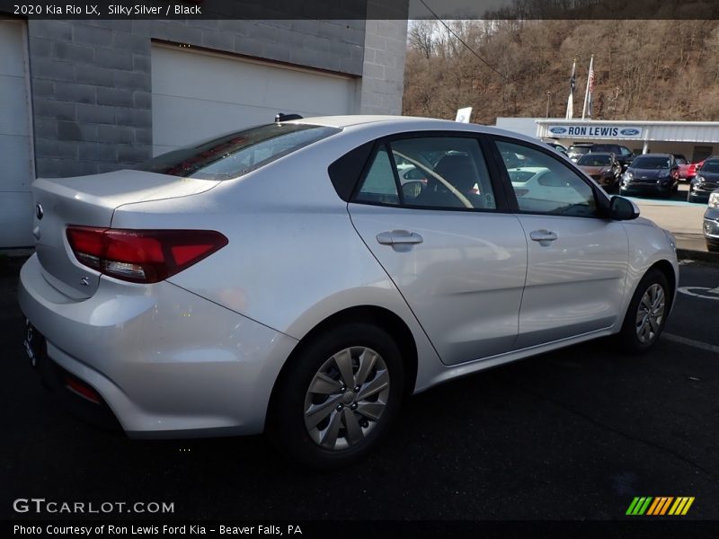 Silky Silver / Black 2020 Kia Rio LX