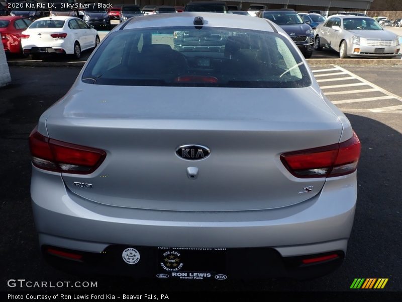 Silky Silver / Black 2020 Kia Rio LX