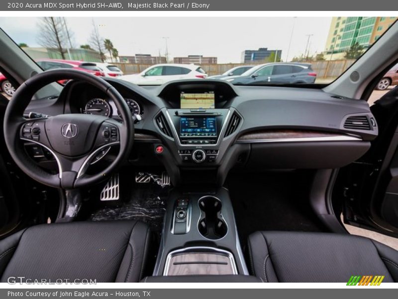 Majestic Black Pearl / Ebony 2020 Acura MDX Sport Hybrid SH-AWD