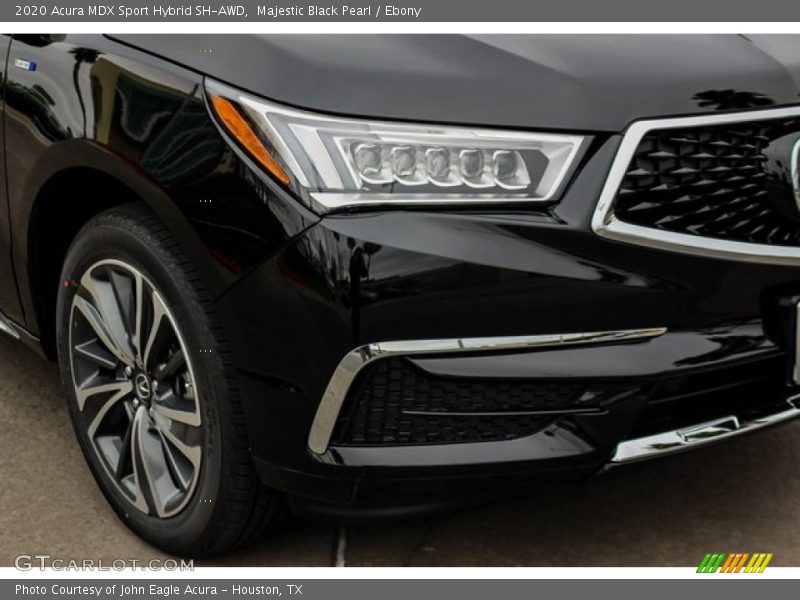 Majestic Black Pearl / Ebony 2020 Acura MDX Sport Hybrid SH-AWD