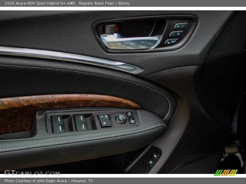 Majestic Black Pearl / Ebony 2020 Acura MDX Sport Hybrid SH-AWD