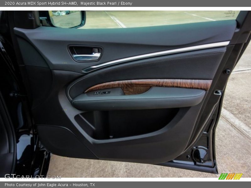 Majestic Black Pearl / Ebony 2020 Acura MDX Sport Hybrid SH-AWD