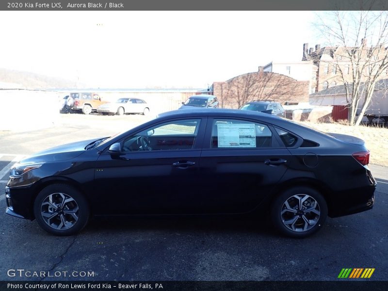 Aurora Black / Black 2020 Kia Forte LXS