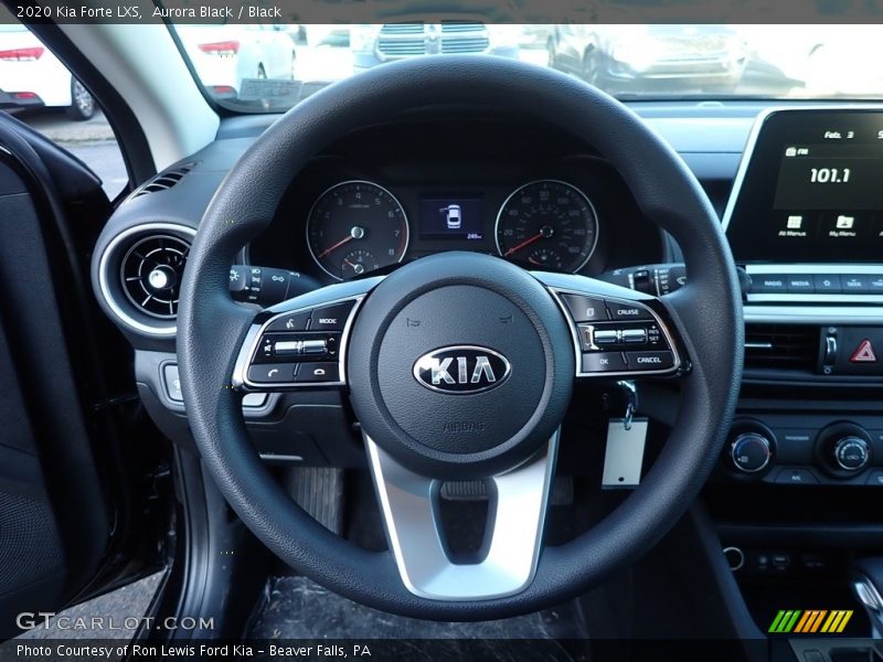 Aurora Black / Black 2020 Kia Forte LXS