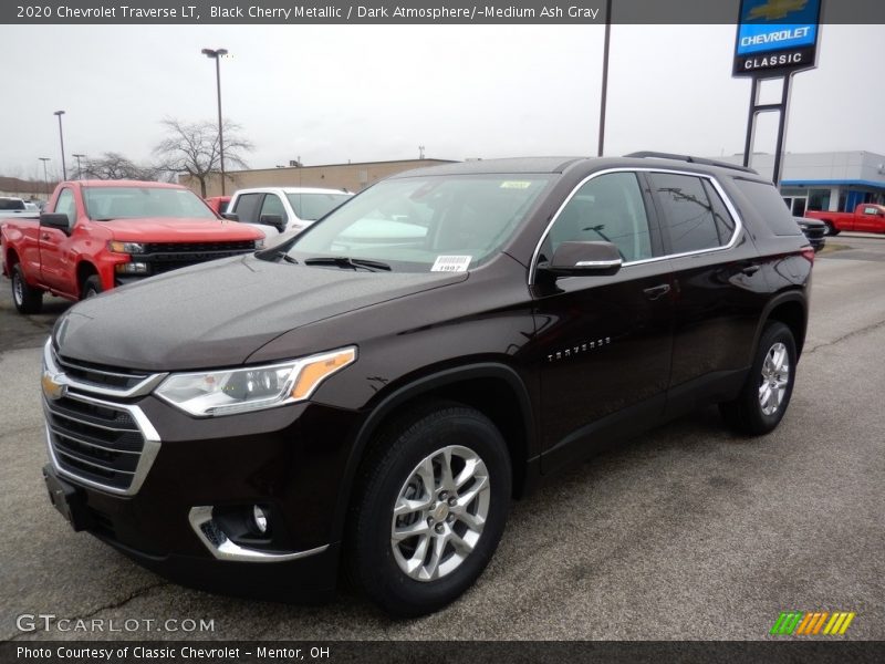 Black Cherry Metallic / Dark Atmosphere/­Medium Ash Gray 2020 Chevrolet Traverse LT