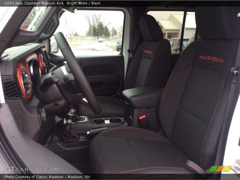 Bright White / Black 2020 Jeep Gladiator Rubicon 4x4