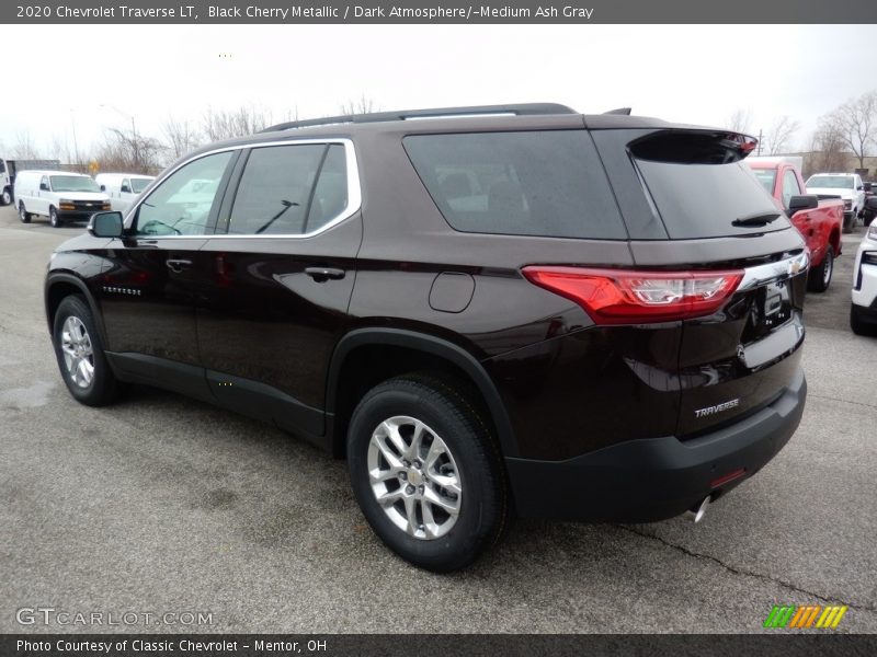 Black Cherry Metallic / Dark Atmosphere/­Medium Ash Gray 2020 Chevrolet Traverse LT