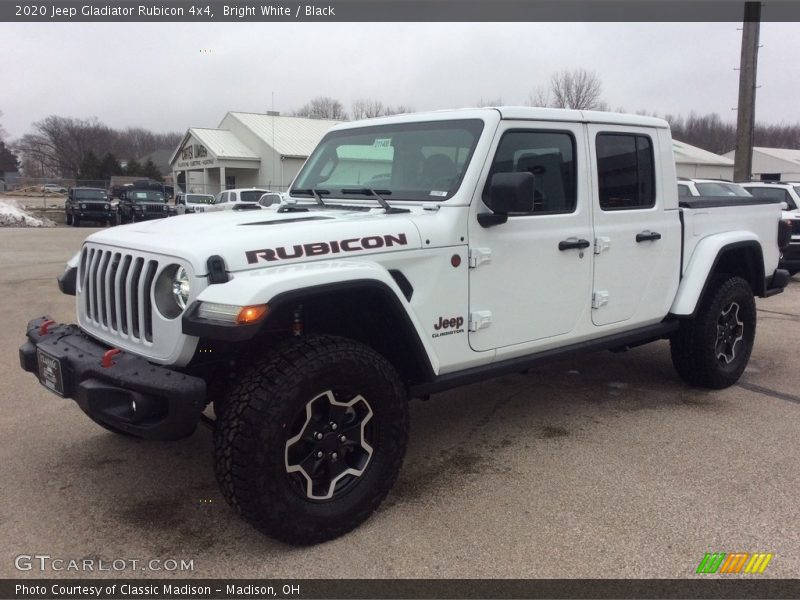 Bright White / Black 2020 Jeep Gladiator Rubicon 4x4