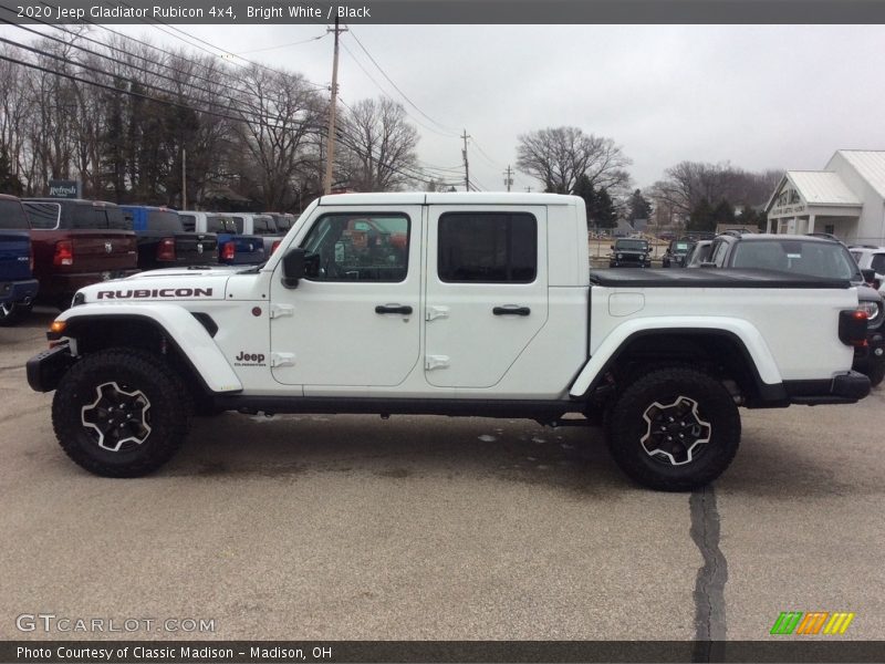 Bright White / Black 2020 Jeep Gladiator Rubicon 4x4