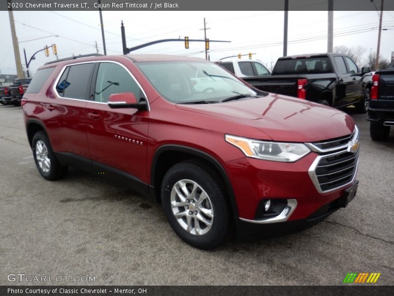Cajun Red Tintcoat / Jet Black 2020 Chevrolet Traverse LT