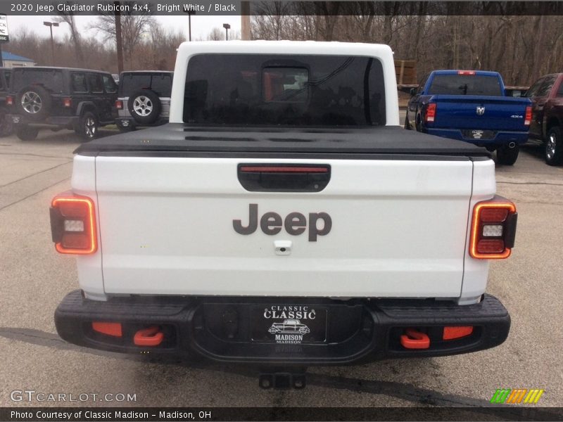Bright White / Black 2020 Jeep Gladiator Rubicon 4x4