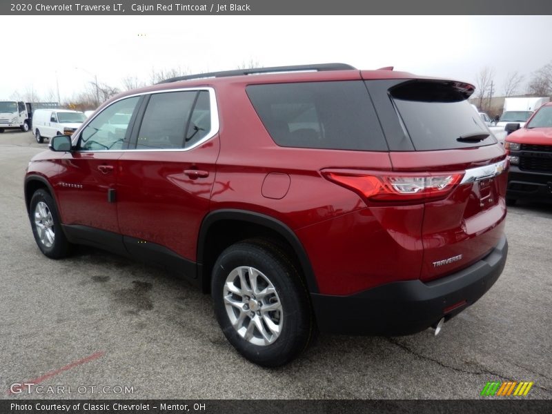 Cajun Red Tintcoat / Jet Black 2020 Chevrolet Traverse LT