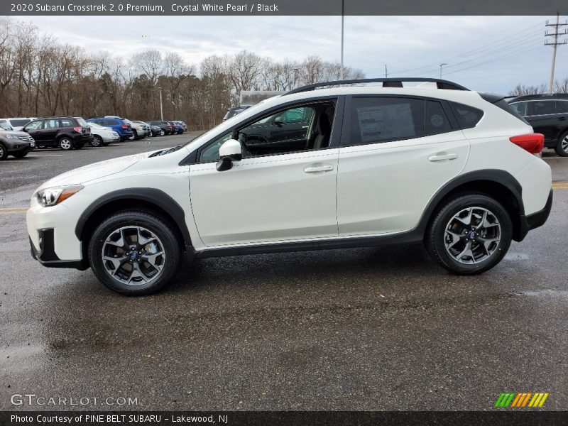 Crystal White Pearl / Black 2020 Subaru Crosstrek 2.0 Premium