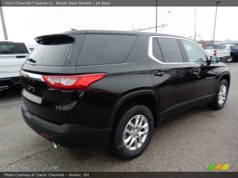 Mosaic Black Metallic / Jet Black 2020 Chevrolet Traverse LS