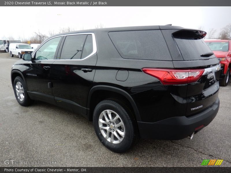 Mosaic Black Metallic / Jet Black 2020 Chevrolet Traverse LS