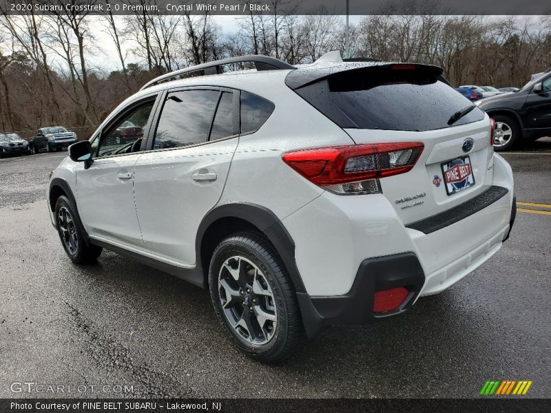 Crystal White Pearl / Black 2020 Subaru Crosstrek 2.0 Premium
