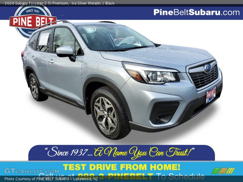 Ice Silver Metallic / Black 2020 Subaru Forester 2.5i Premium