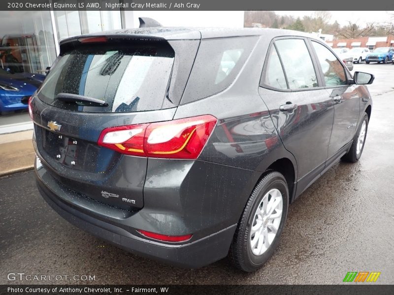 Nightfall Gray Metallic / Ash Gray 2020 Chevrolet Equinox LS AWD