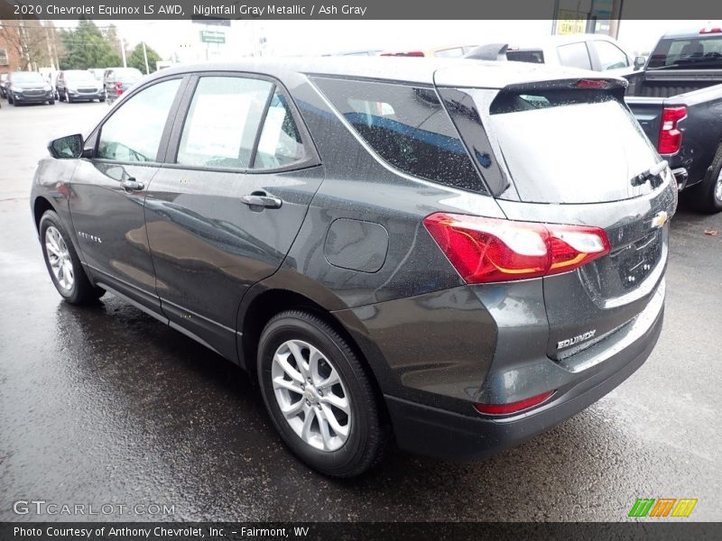 Nightfall Gray Metallic / Ash Gray 2020 Chevrolet Equinox LS AWD