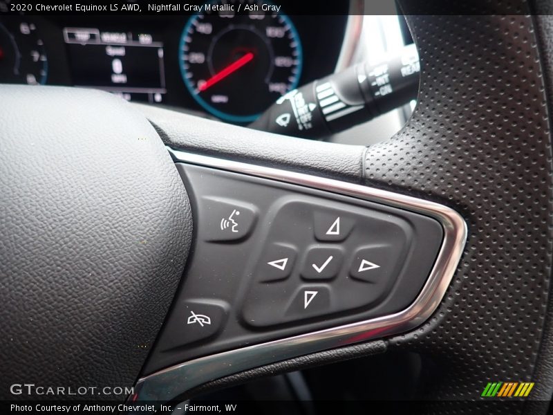 Nightfall Gray Metallic / Ash Gray 2020 Chevrolet Equinox LS AWD