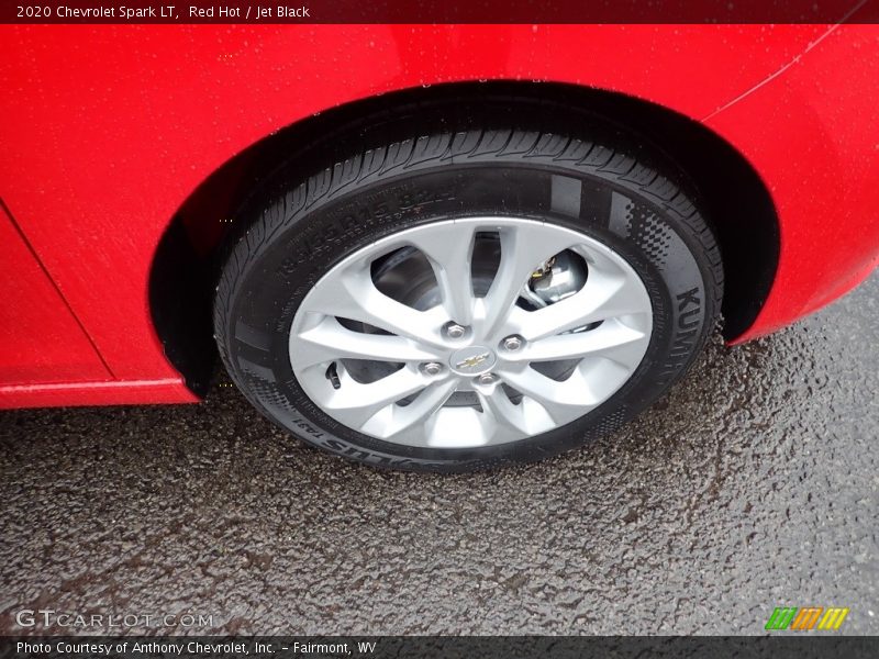 Red Hot / Jet Black 2020 Chevrolet Spark LT