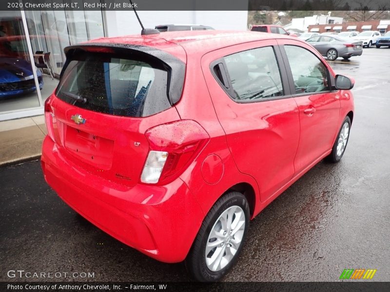 Red Hot / Jet Black 2020 Chevrolet Spark LT