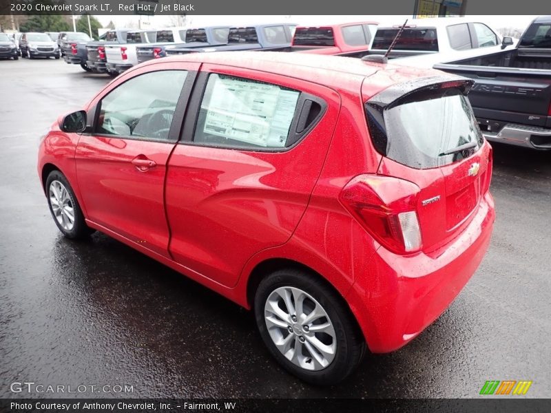 Red Hot / Jet Black 2020 Chevrolet Spark LT