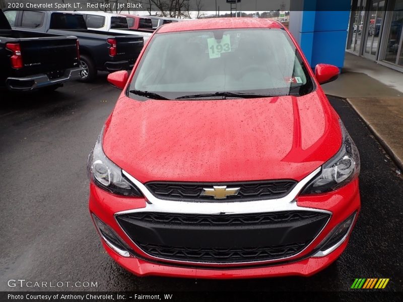 Red Hot / Jet Black 2020 Chevrolet Spark LT