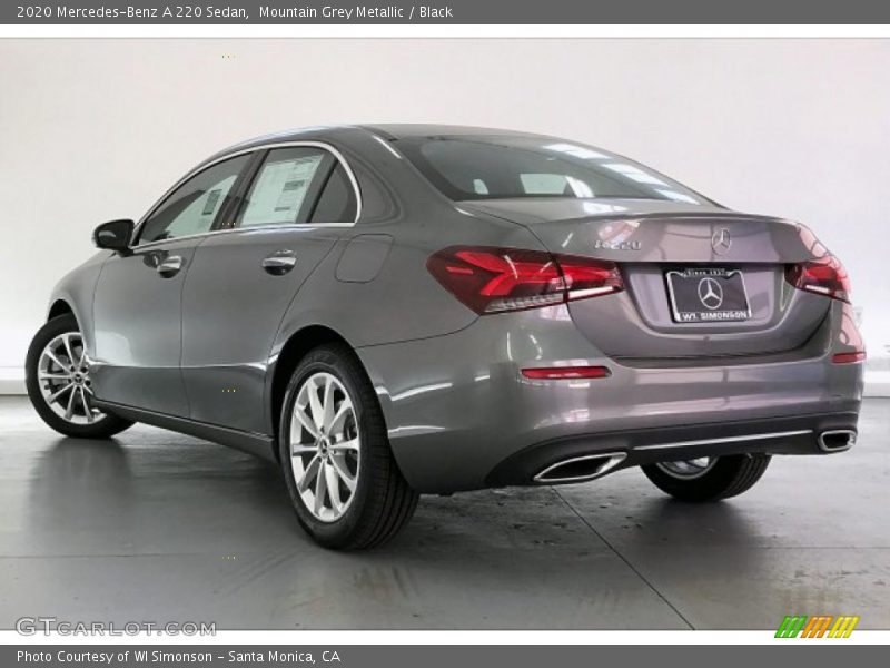 Mountain Grey Metallic / Black 2020 Mercedes-Benz A 220 Sedan