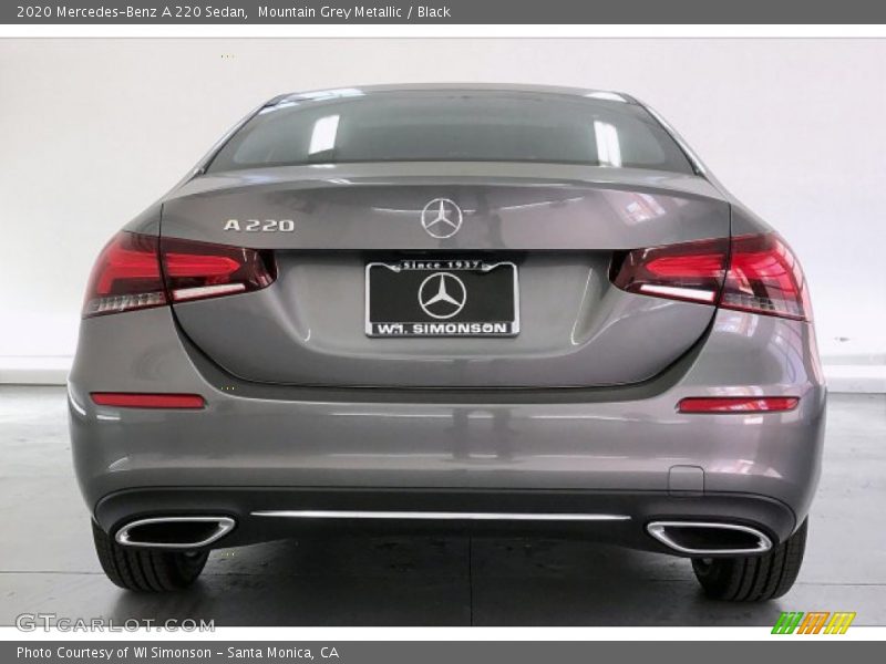 Mountain Grey Metallic / Black 2020 Mercedes-Benz A 220 Sedan