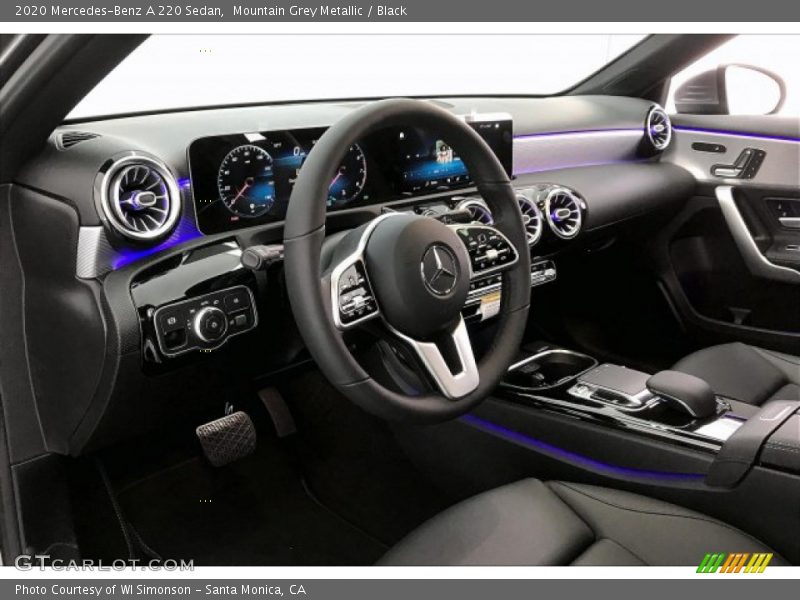 Mountain Grey Metallic / Black 2020 Mercedes-Benz A 220 Sedan